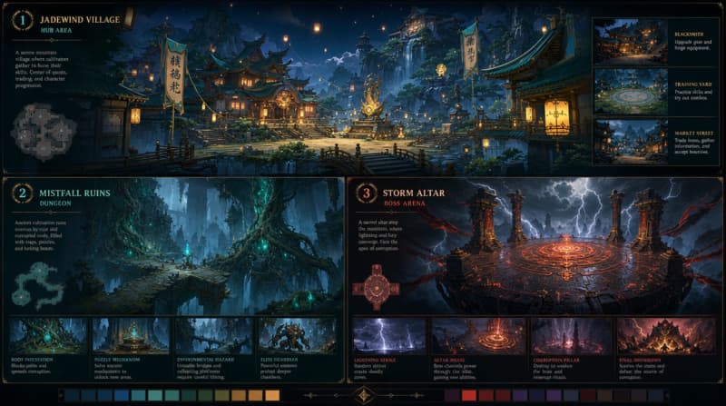 Jadewind Realm Environment Key Art