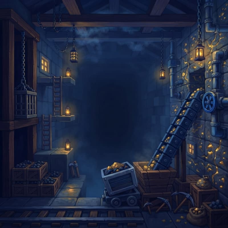 Image: Painted key art in the Brick-Force style of this r