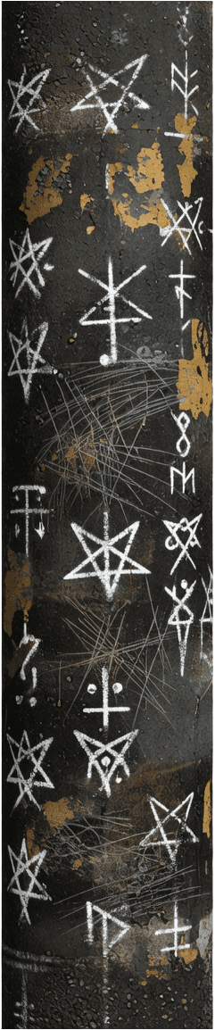 Sewer Pipe - Chalk Symbols (2 / 4)