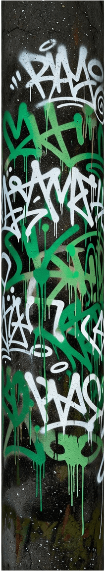 Sewer Pipe - Green White Tags (4 / 4)