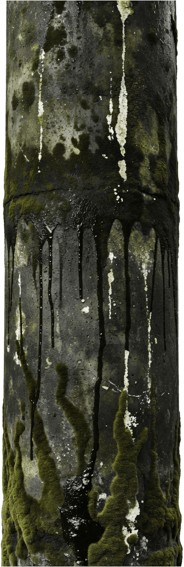 Sewer Pipe - Mold Moss Decay (3 / 4)