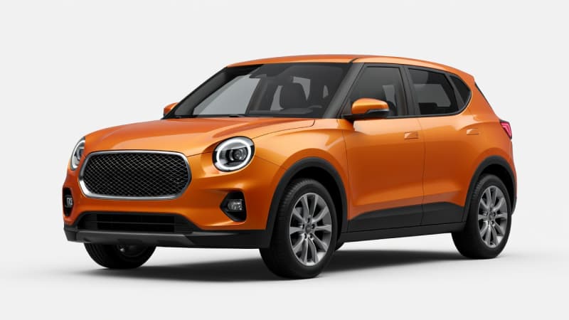Crossover SUV Variation 2 - Trapezoid Grille Circular Headlights