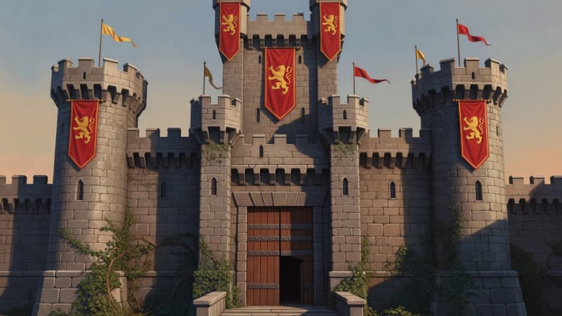 Medieval Castle 2D