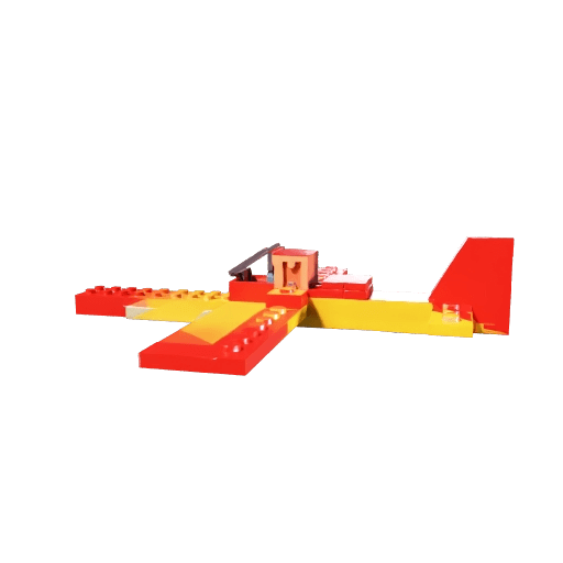 A Stylized Brick-built Lego-inspired Model