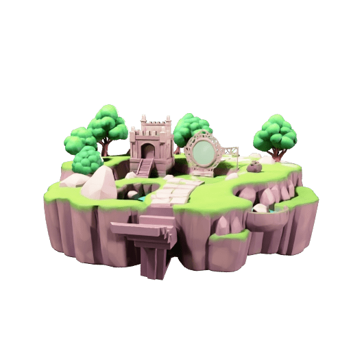 Original Anime-style 3d Tower-defense Model