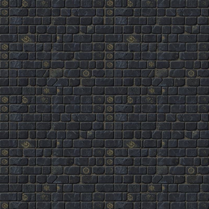 Clockwork Dungeon Stone Tile Texture