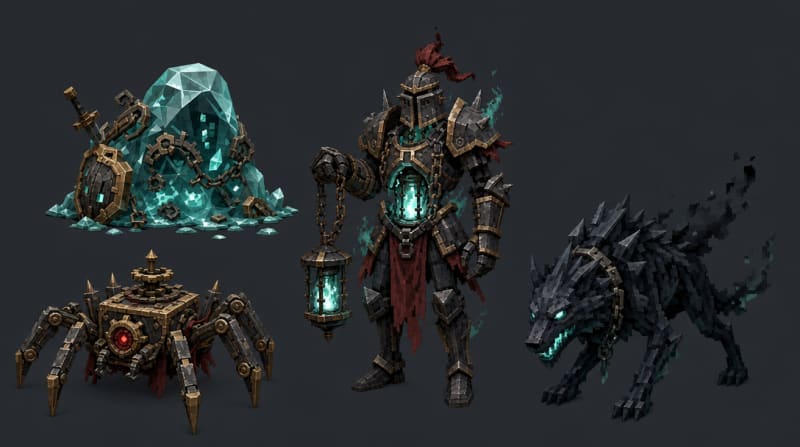 Clockwork Dungeon Enemy Bestiary