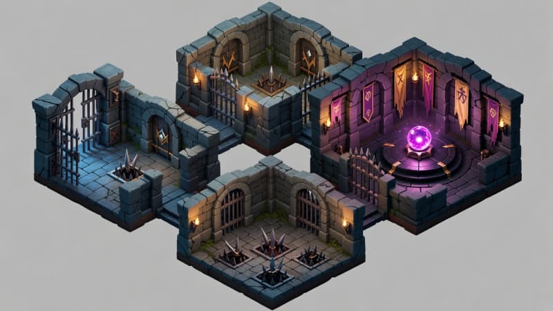 Dungeon Master Isometric Sanctum
