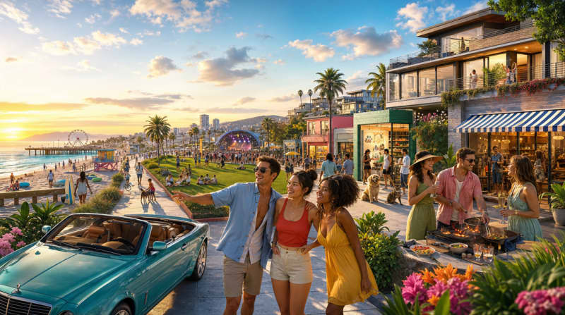 Summer Energy — Coastal City Key Art