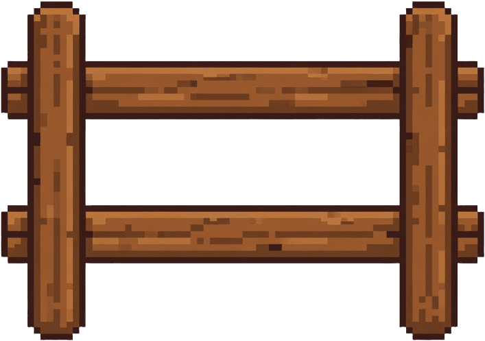 Wooden Fence Prop