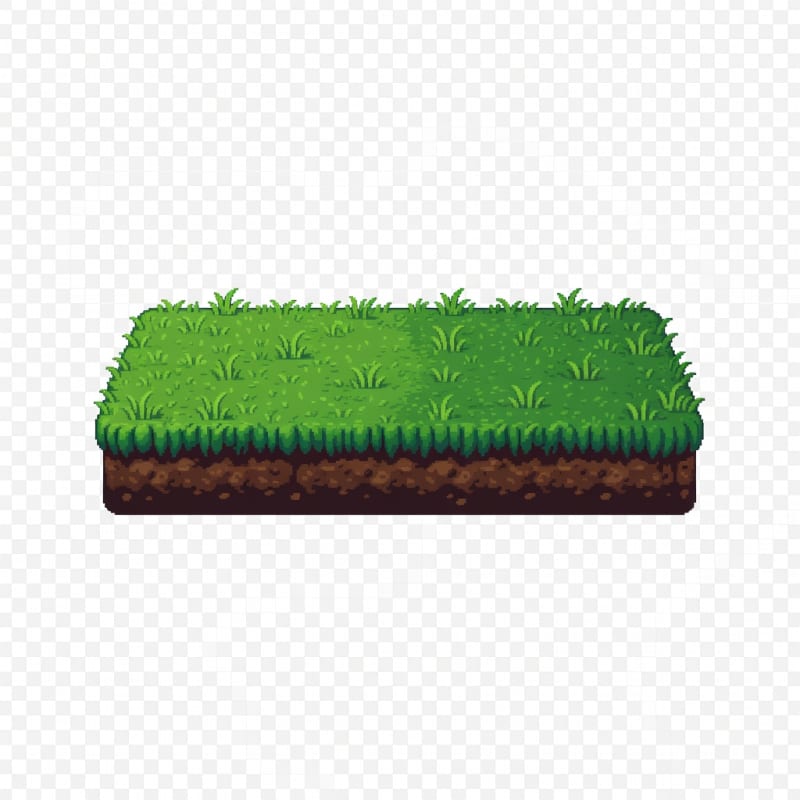Lush Grass Dirt Tile
