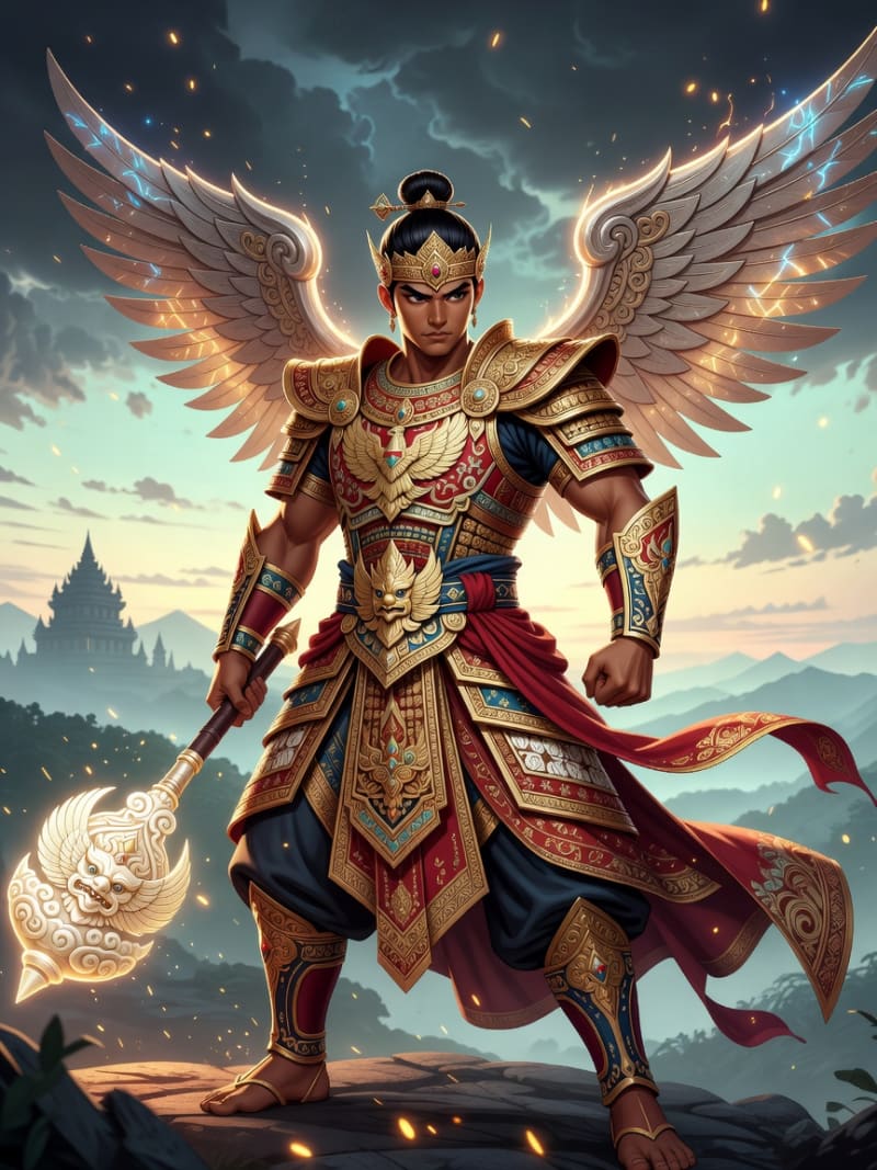 Gatotkaca - Nusantara Hero Key Art