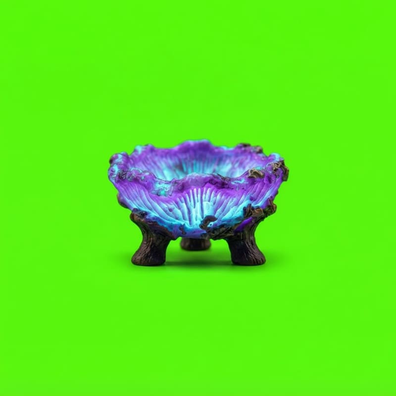 Image: Isolated photoreal 2D platformer smashable bowl, s