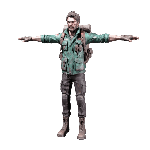 Stylized Survivor Hero