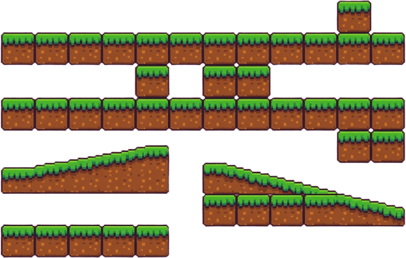 Terrain Tileset Sprite Sheet