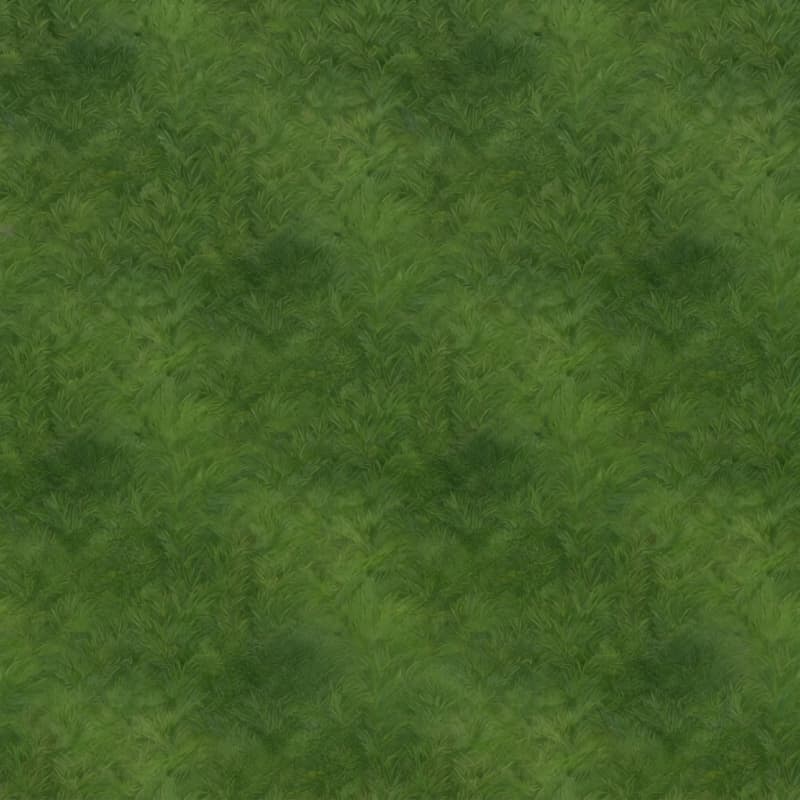 Hand Painted Garden Grass (2)