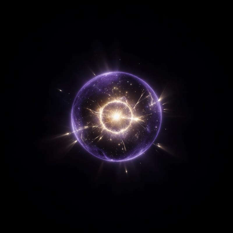 Blacklight Sun Sphere