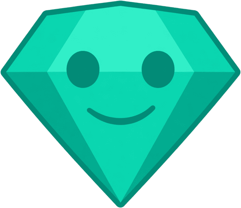 Flicky Avatar 8 - Teal Diamond Face