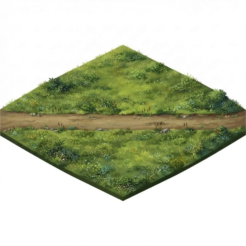 Painterly Narrow Path