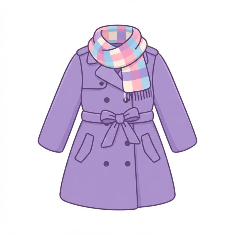 Image: Flat 2D cartoon illustration of a single detective