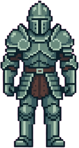 Guerrero Armadura Idle 64x64 Sin Espada