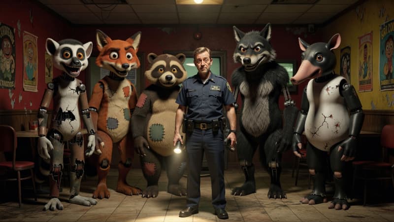 Five Nights And Charlie Character Lineup