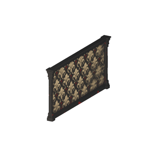 Noir Damask Wall Panel