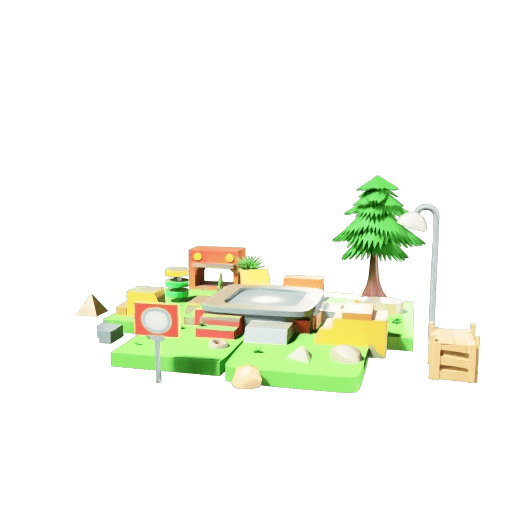 Low Poly Sandbox Kit