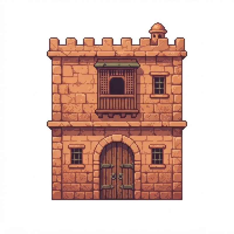 Front Facing Sandstone House (3)
