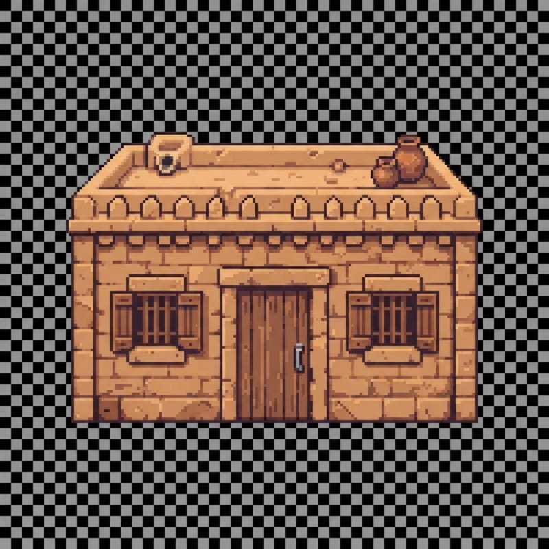 Front Facing Sandstone House (4)
