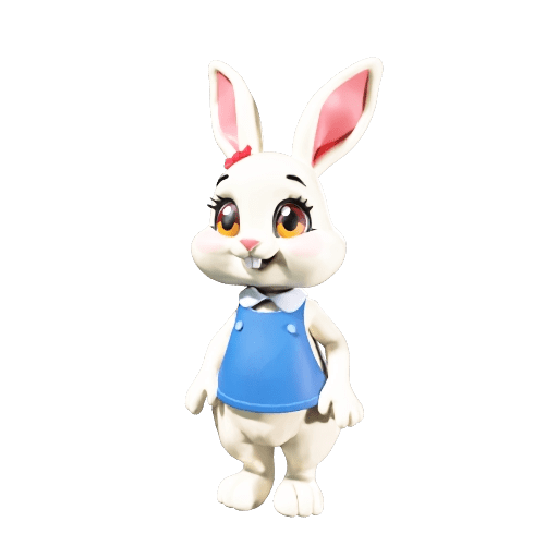 Cute Bunny Platformer Character
