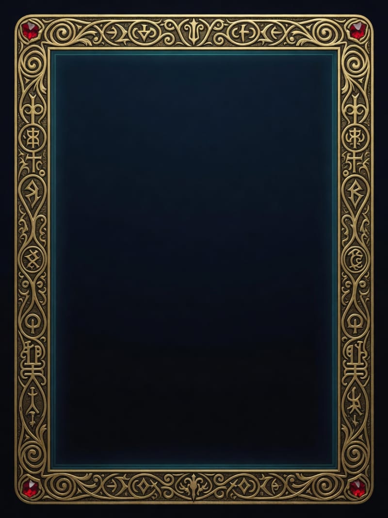 Gold Card Front Frame