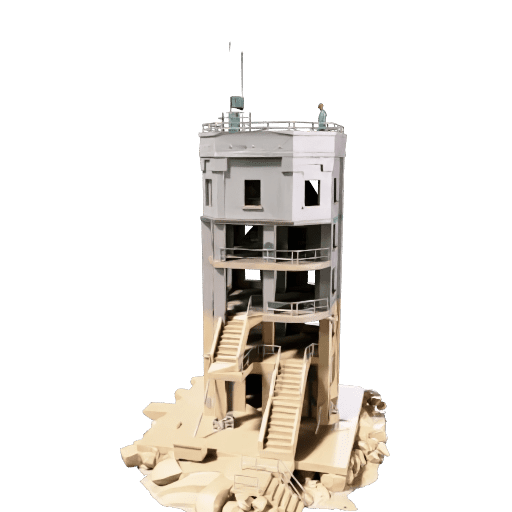 Ruined Urban Lookout Tower
