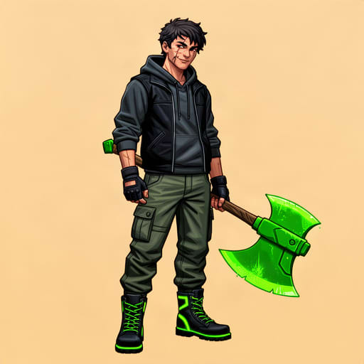 Neon Axe
