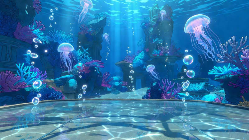 Anime Underwater Palace Arena