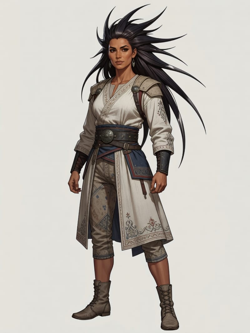 Achaemenid Persian Hairblade Warrior Outfit Reference
