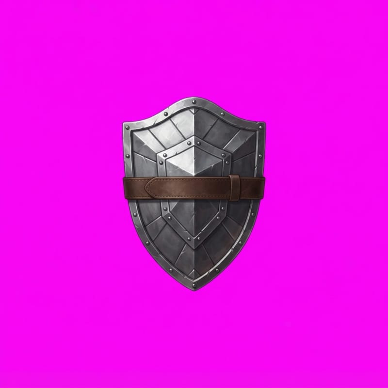 Image: Keep the shield artwork exactly as it is — same sh