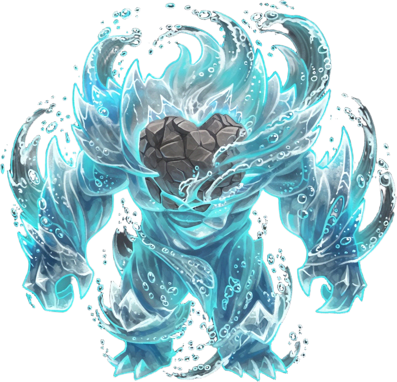 Water Golem Top-Down Sprite