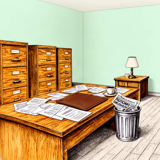 Expanded Seafoam Office Desk