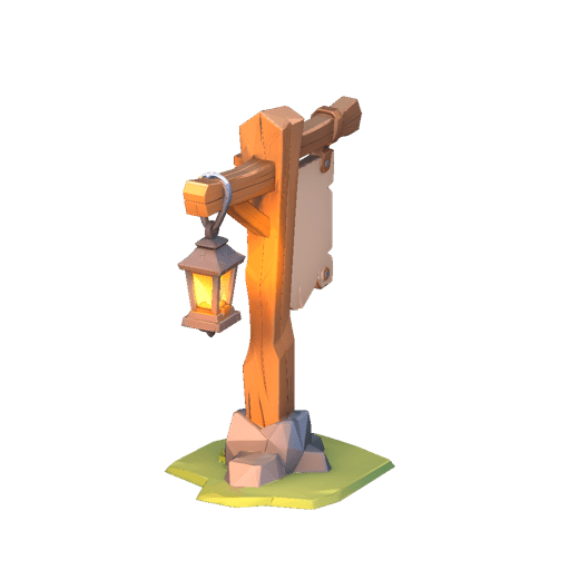 Fantasy Signpost Lantern