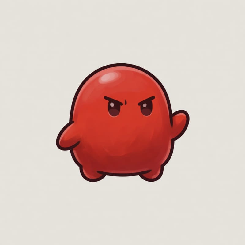 Red Slime Main Character