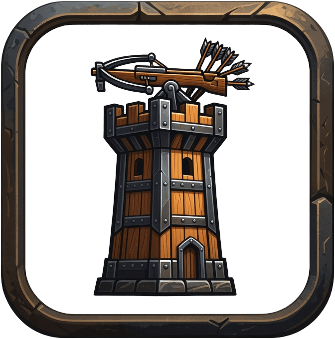 Arrow Tower Button Icon