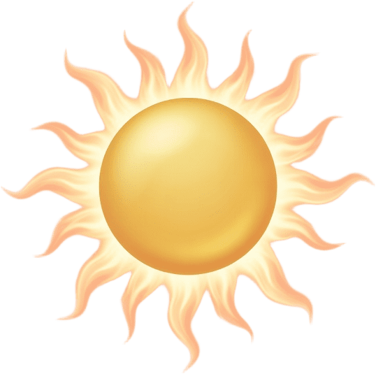 Match-3 piece Gold Sun Orb