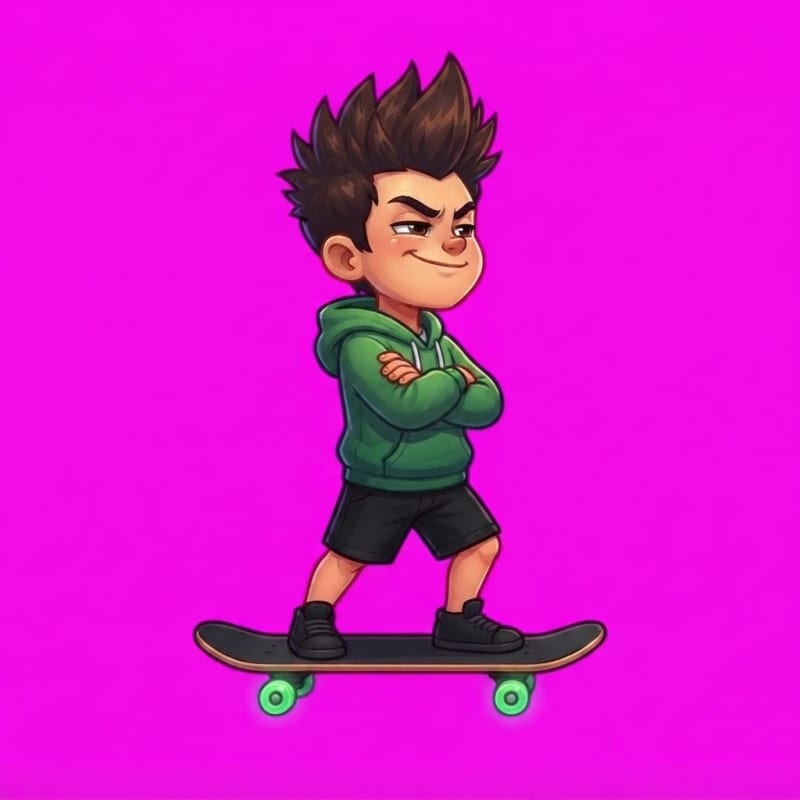 Image: Fix ONLY the hair of this rival skateboarder chara
