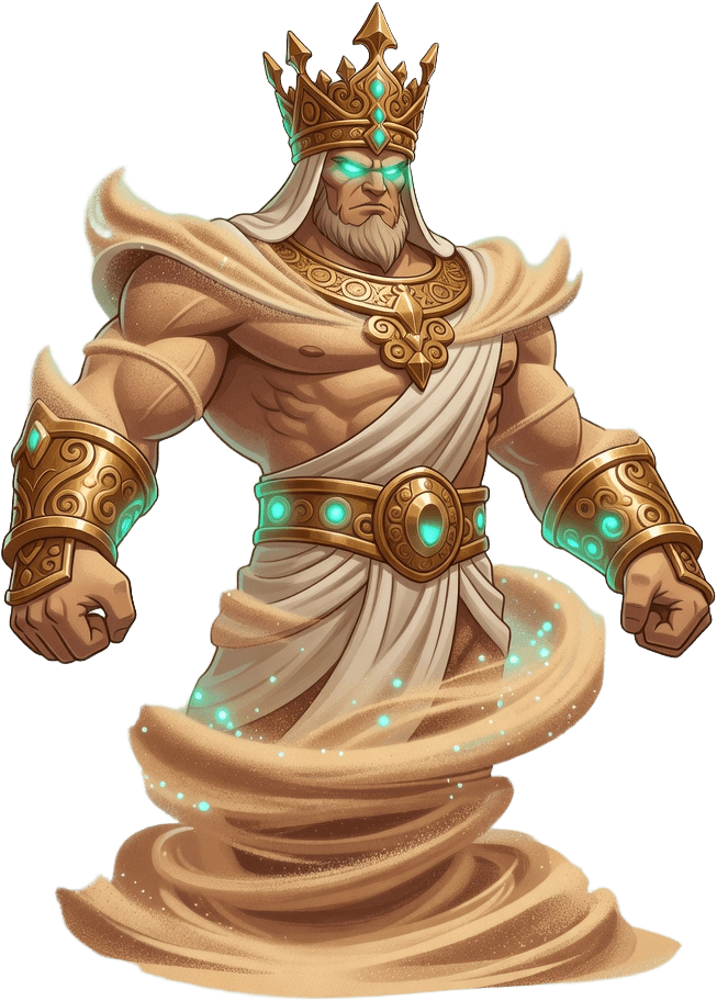 Arabian Enemy World Boss Sand Djinn
