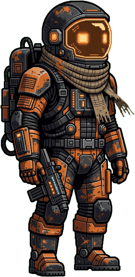 Mars Scavenger Astronaut Hero