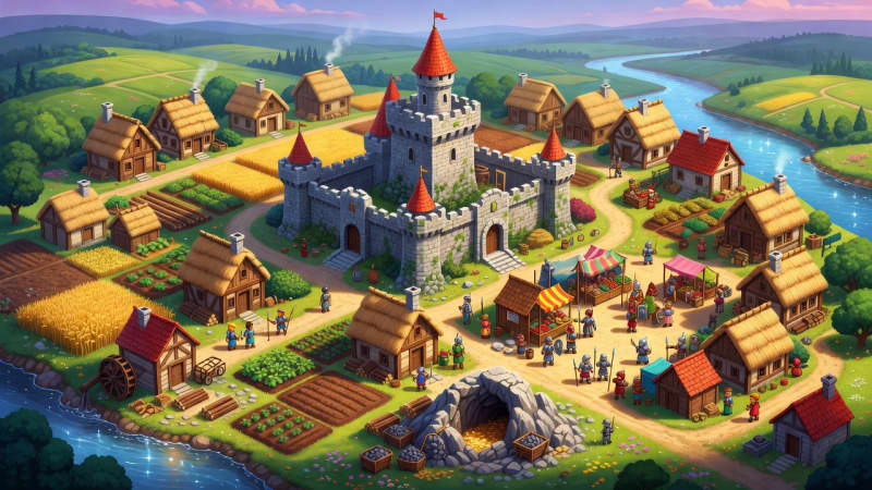 Reino Medieval Original - Direção Visual