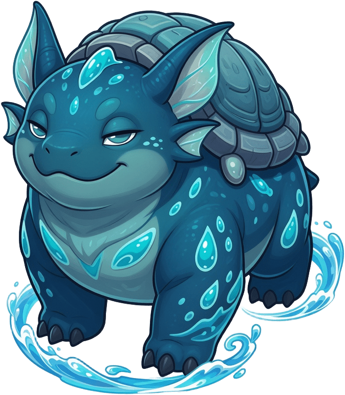 Nagisa water starter battle art