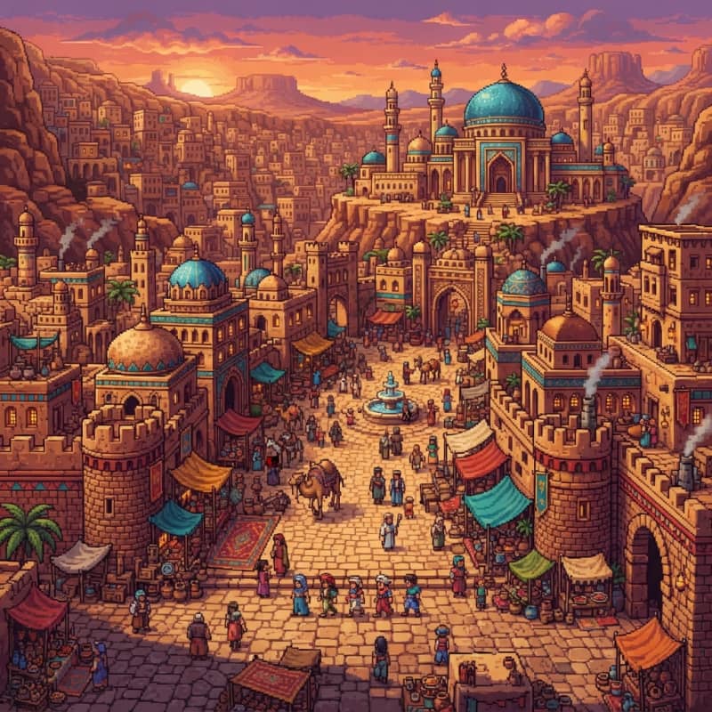 make a desert city. (3)