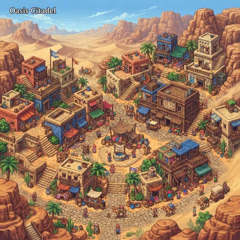 make a desert city. no domed (3)